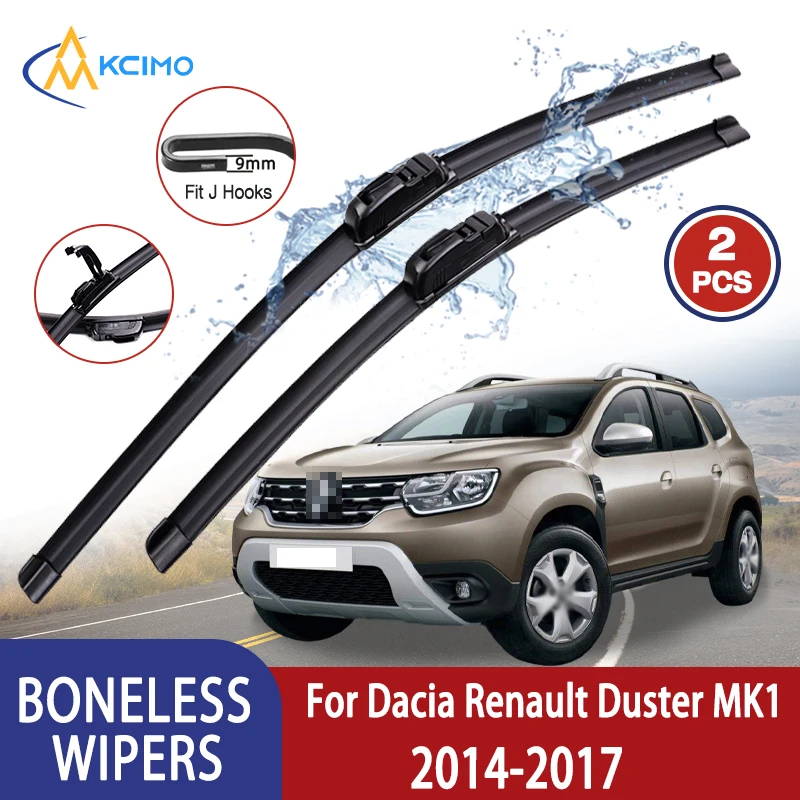 Escobillas limpiaparabrisas Dacia/Renault Duster MK1 2014-2017