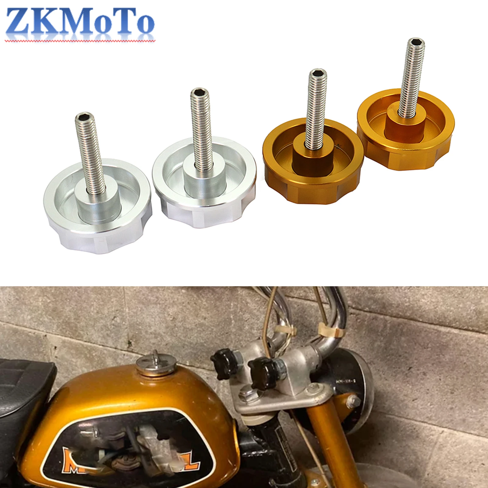 Abrazadera horquilla CNC tornillo – Honda Monkey Z50 tuning