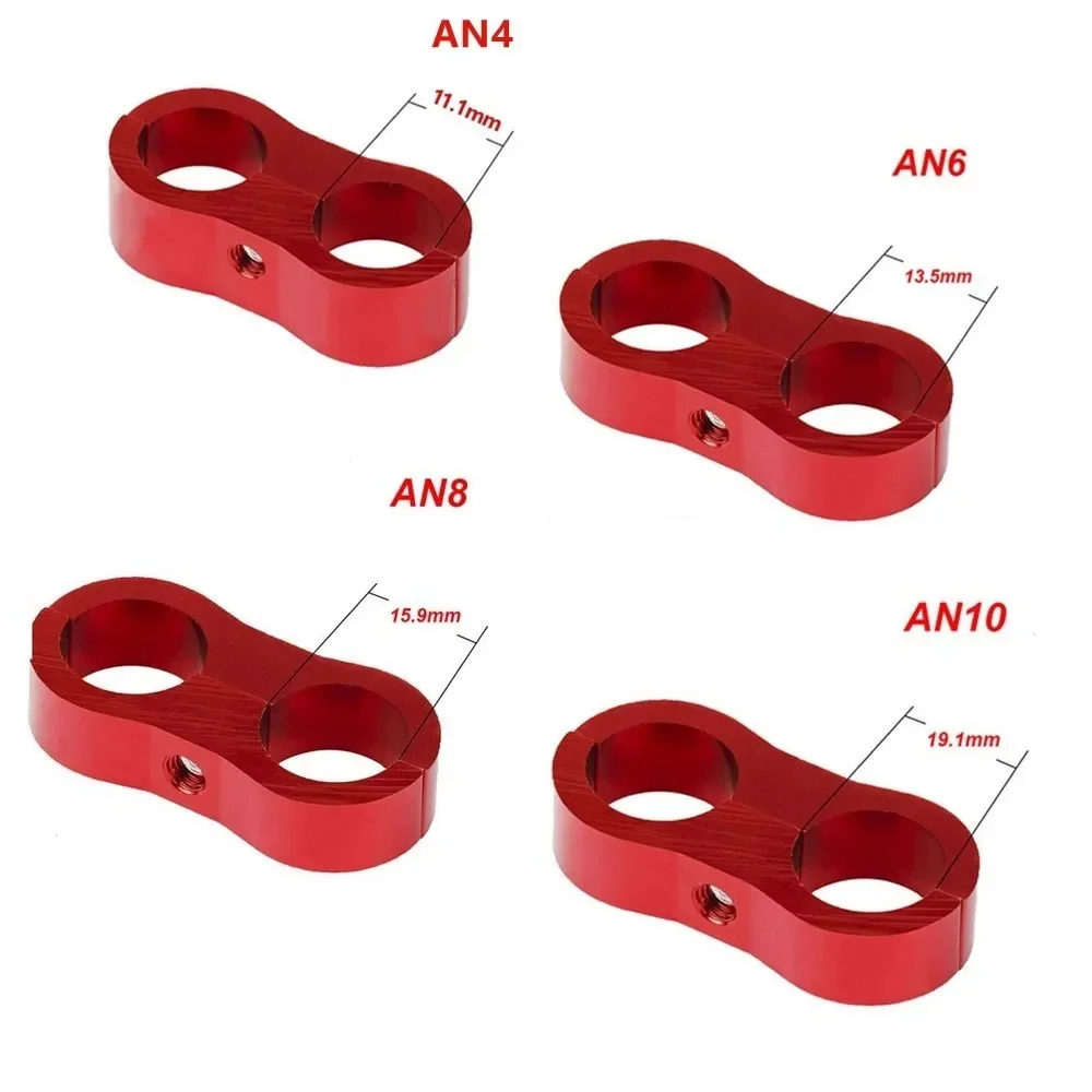 Kit separador de mangueras universal en aluminio AN4 AN6 AN8 AN10 - imagen 2