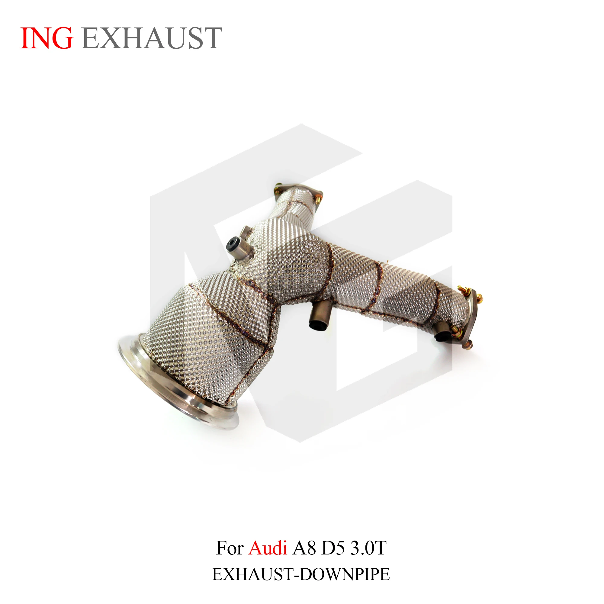 Downpipe catalítico ING para AUDI A8 D5 3.0 TFSI - imagen 5