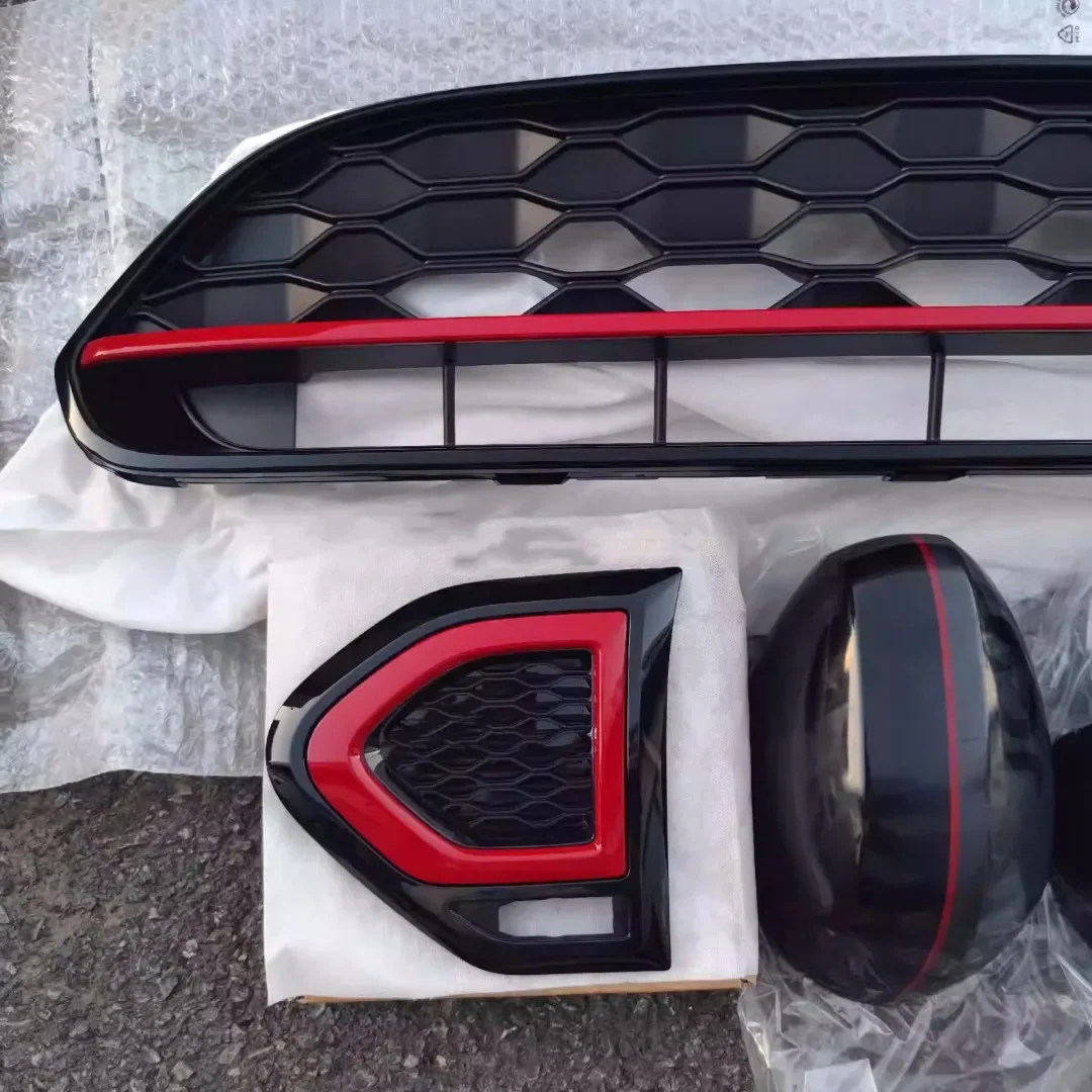 Máscara de parrilla, conjunto de rejilla de radiador para BMW Mini 60, actualización de marco de espejo retrovisor, tira de luz de guardabarros, accesorios para automóviles - imagen 3