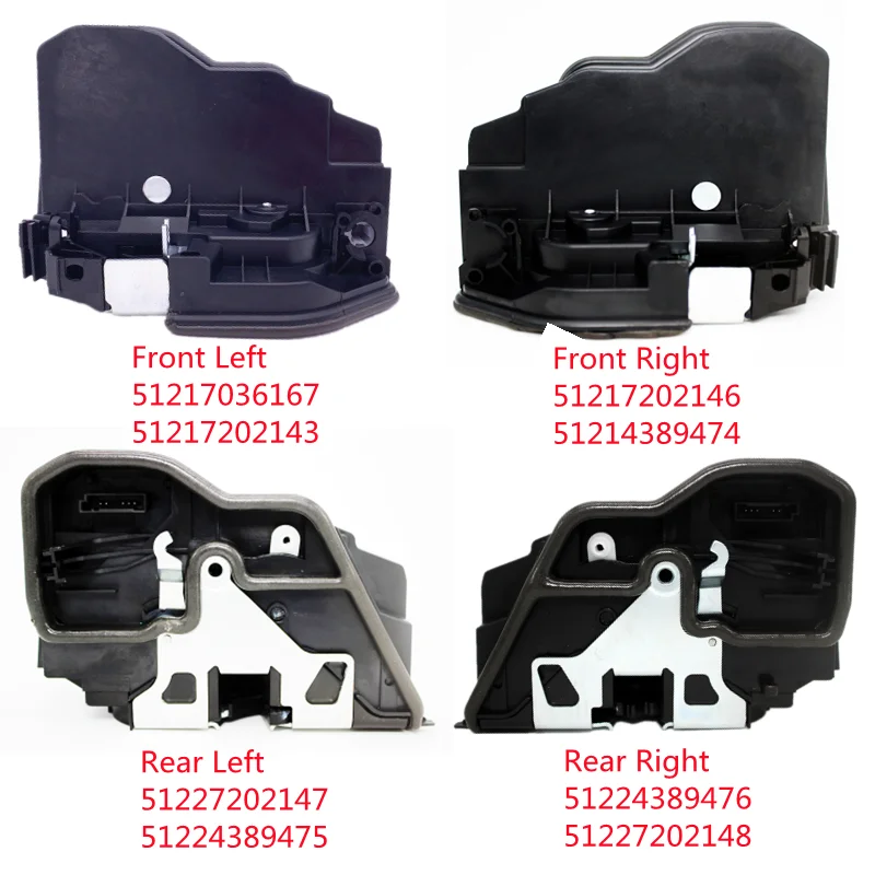 Pestillo de actuador de cerradura para BMW