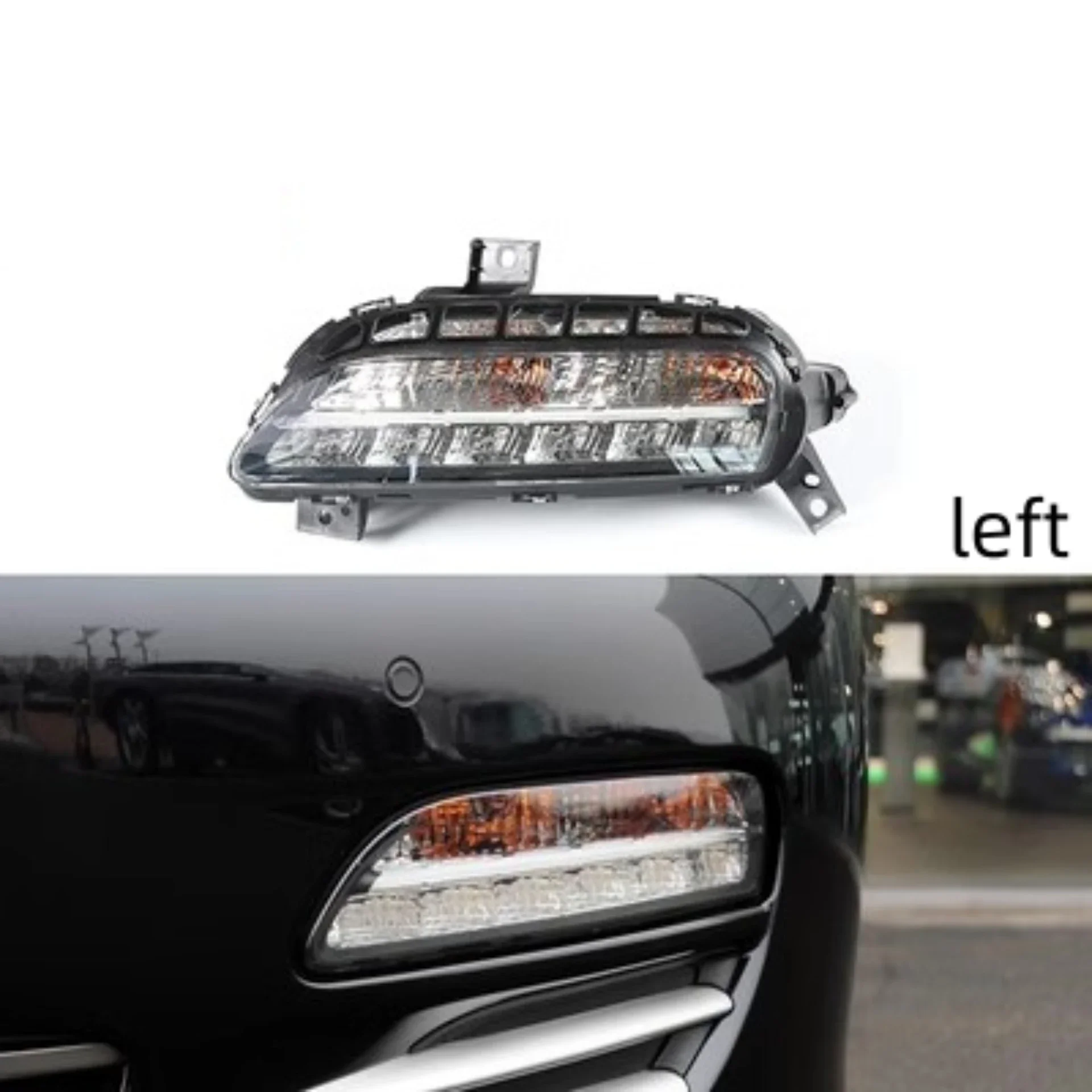 Kit DRL Porsche Panamera 2010-2013, faro luz día parachoques - imagen 2