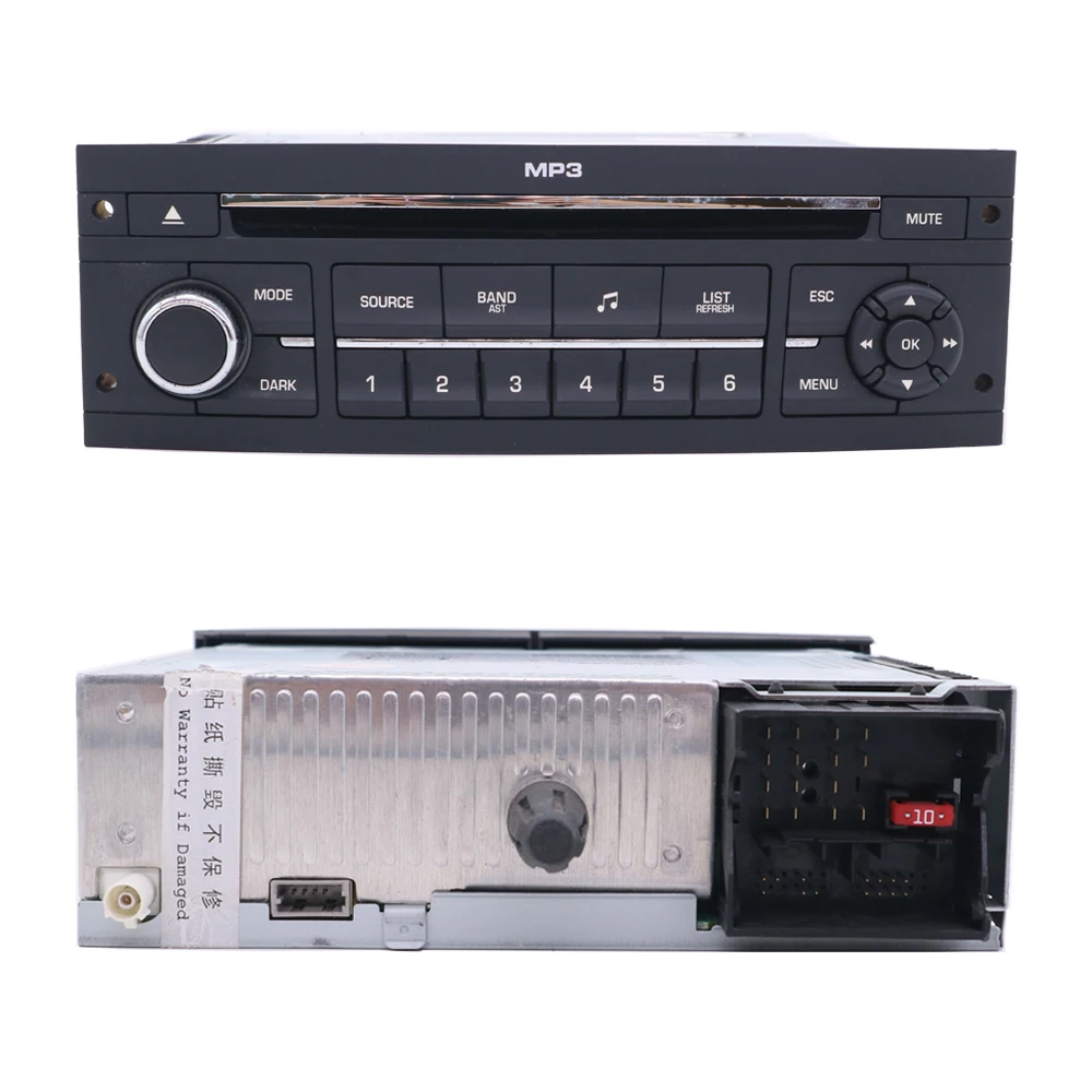 Radio RD43 con CD USB AUX para Peugeot 206-508 y Citroen C2 C4 C5