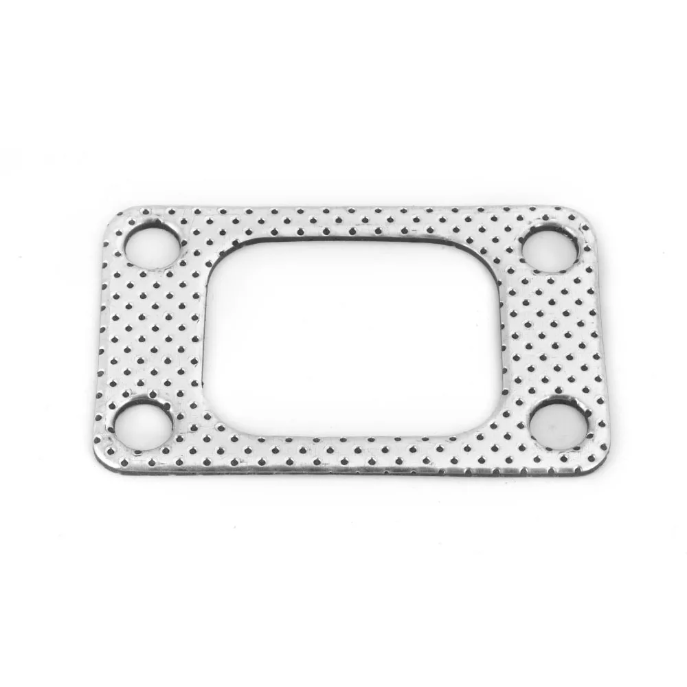 Brida de admisión turbo aluminio compatible T3, T04 y GT35R - imagen 3
