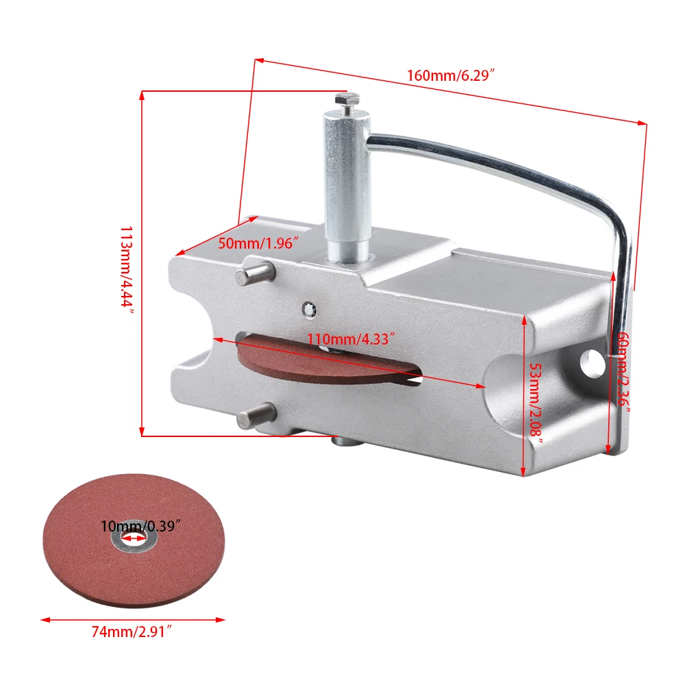 66785 Relleno manual de anillos de pistón de aluminio, Kit de grano 120, amoladora de herramientas para asegurar accesorios de herramientas de espacio final de anillo de pistón adecuado - imagen 4