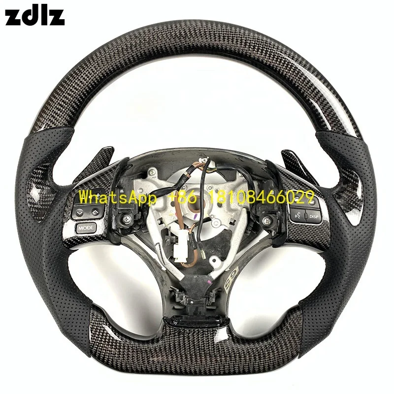 Volante personalizado de fibra de carbono para Lexus IS, ES y RX