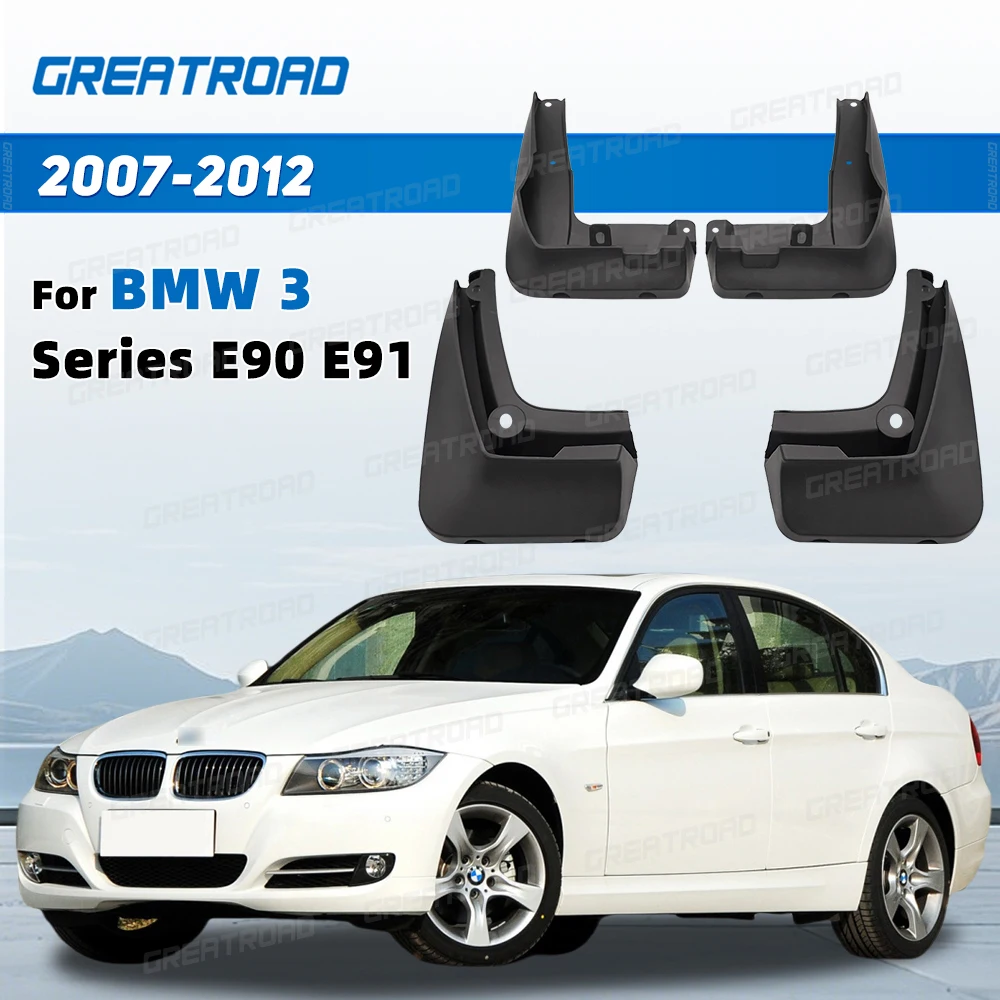 BMW Serie 3 E90/E91 2007-2012: Juego de protectores de salpicaduras