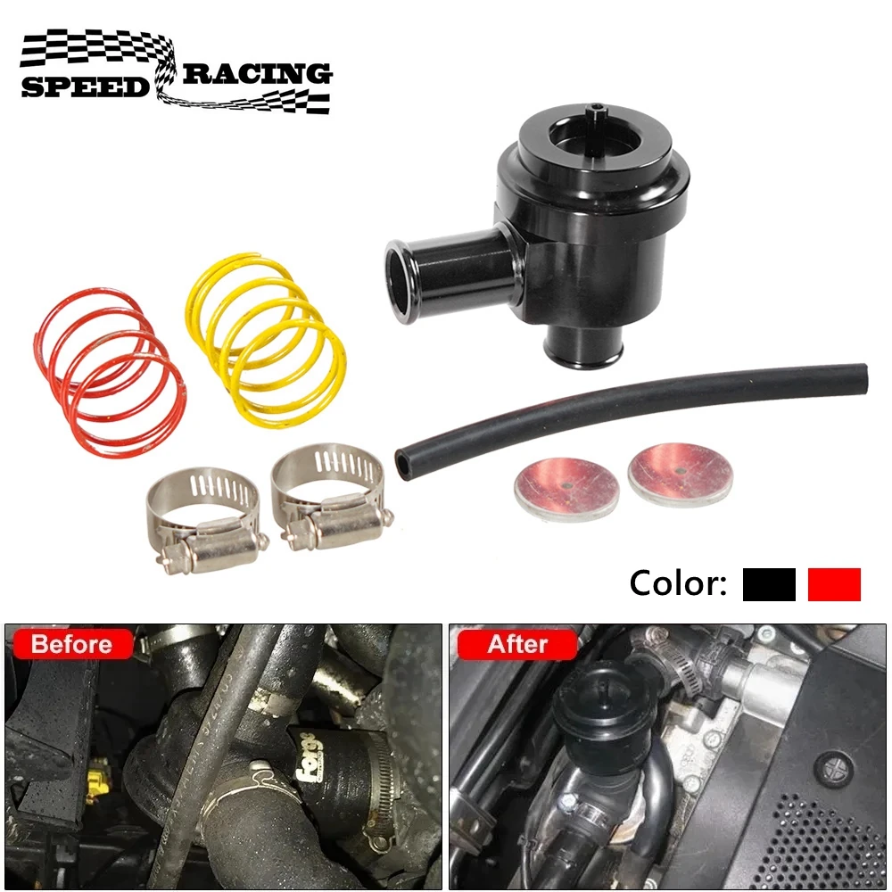 Desviador de recirculación automático, válvula de soplado de 25mm, válvula de descarga Turbo BOV para Volkswagen Golf Jetta 00-05 para Audi 1,8 T 2,7 T 98-06