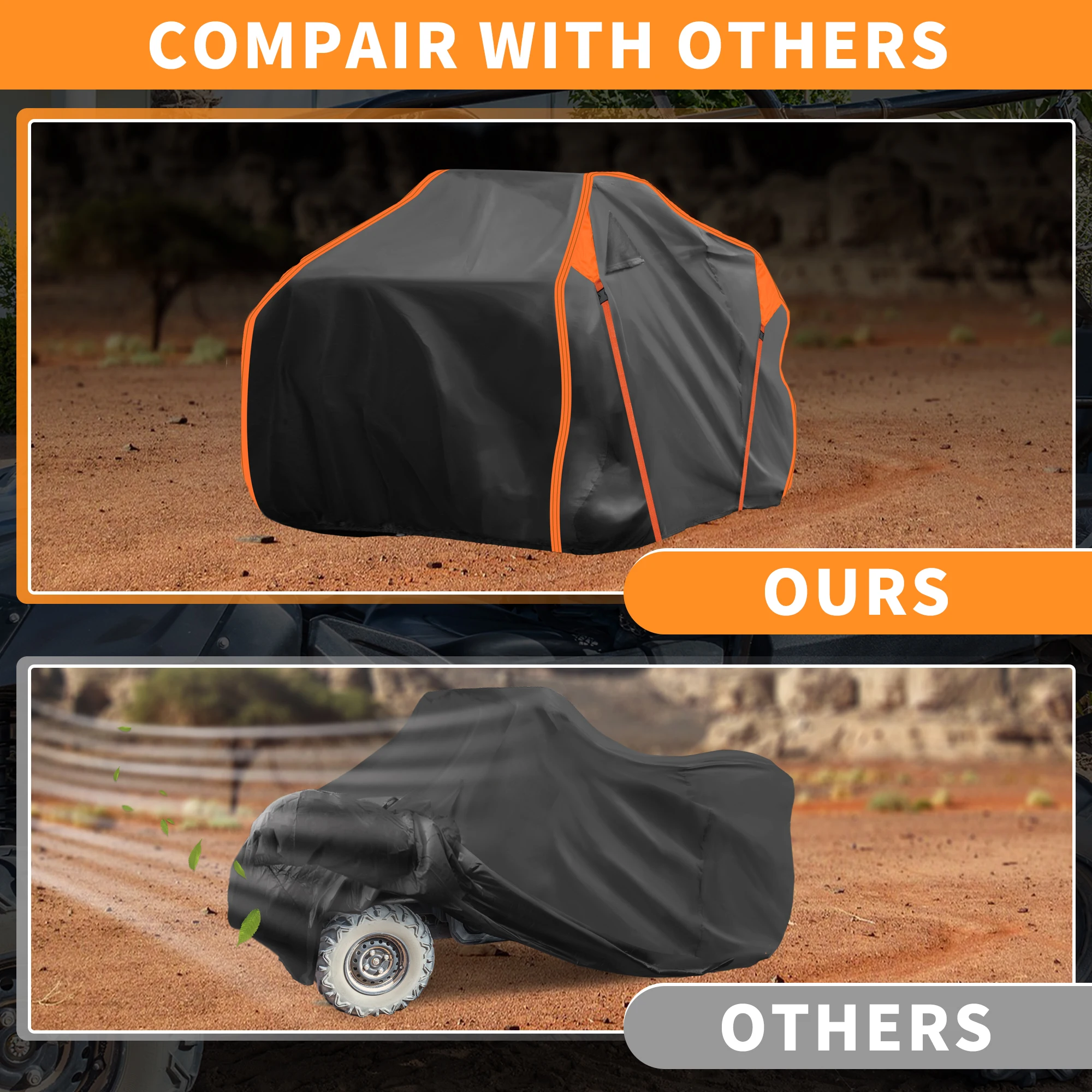 UXCELL cubierta impermeable ATV para Polaris Sportsman 850/1000 X MR - imagen 4