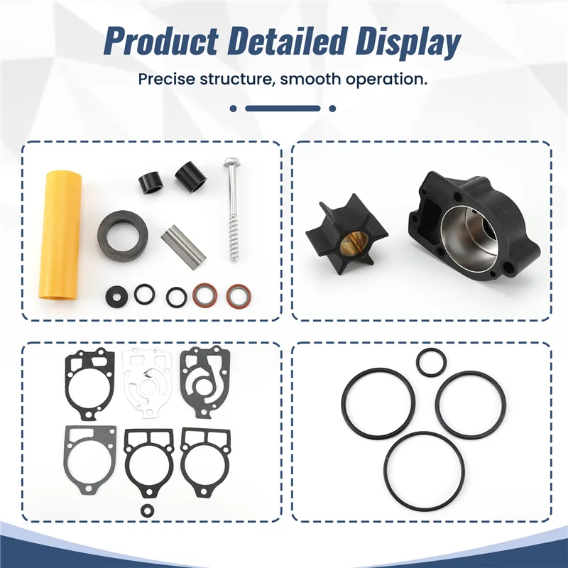 Kit reparación de impulsor de bomba de agua Mercury V6 150-225 CV - imagen 2