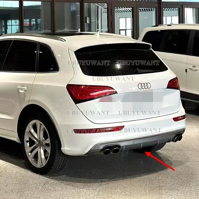 Difusor trasero con protector de labio negro carbono Audi Q5 2009-2018 - imagen 5