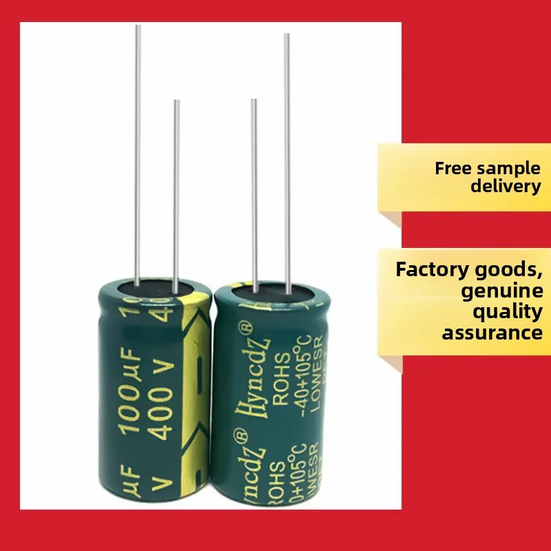 Condensador electrolítico alta ESR 400V 100μF – aluminio baja resistencia