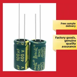 Condensador electrolítico alta ESR 400V 100μF – aluminio baja resistencia