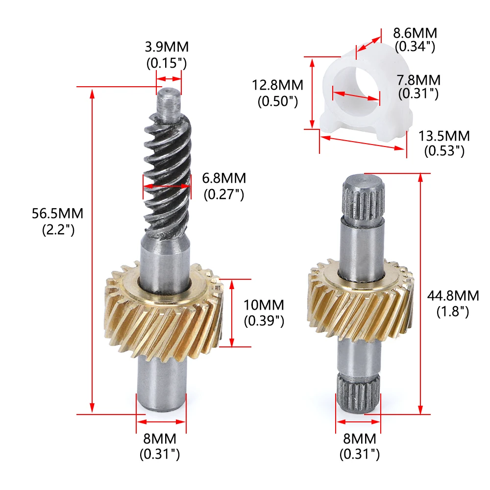 Vista superior del kit de reparación de engranajes de techo convertible BMW