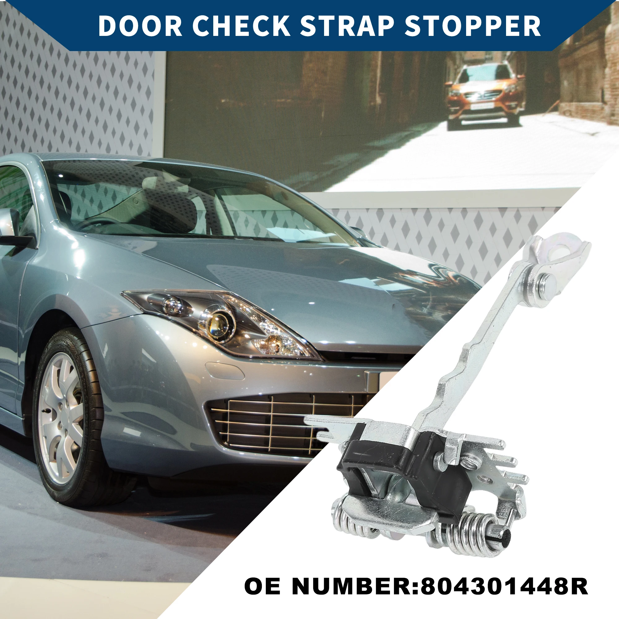 X Autohaux Limitador de tope de correa de retención de puerta No.804301448R para Renault Laguna III 2007-2015 - imagen 2