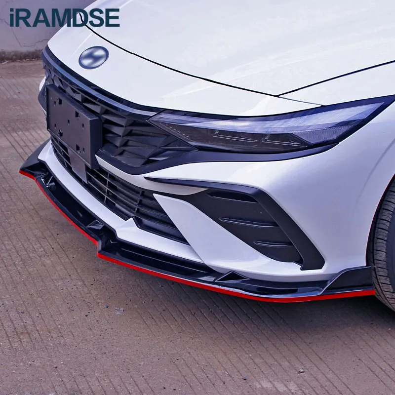 Labio delantero Hyundai Elantra 2023-2025 – Divisor negro - imagen 3