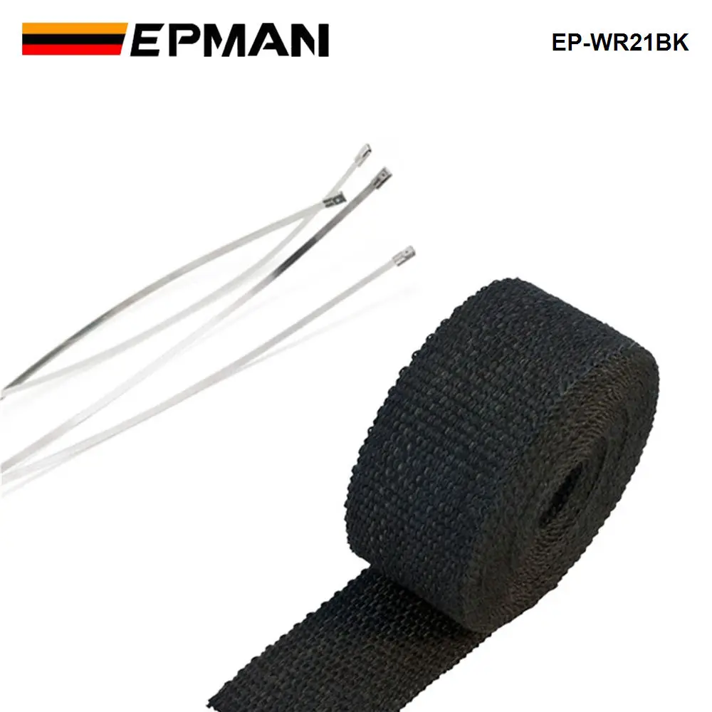 Envoltura térmica turbo negra con bridas inox – VW Golf GTI 2.0 T - imagen 3