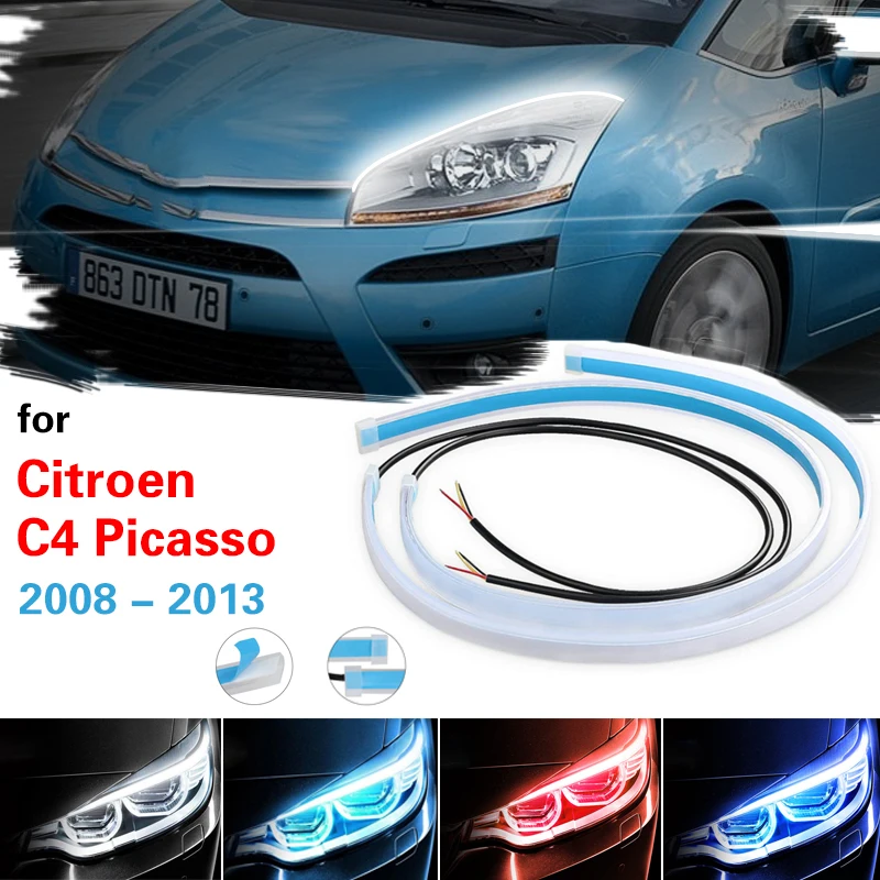 Luz diurna DRL con intermitente para Citroën C4 Picasso 2008-2013