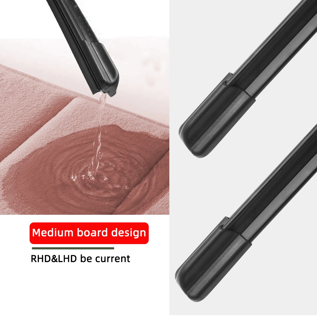 1 limpiaparabrisas Universal con gancho en forma de J/U, limpiaparabrisas sin marco, tira de goma Natural, limpiaparabrisas de 13 "14" 15 "16" 17 "18" 19 "20" 21 "22" 24 "26" 28" - imagen 5