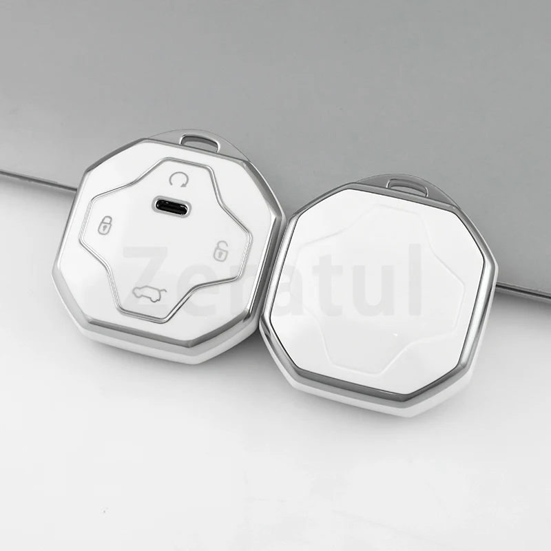 Funda TPU 4 botones para llave Chery Jetour T2 Traveler 2023-2024 - imagen 5