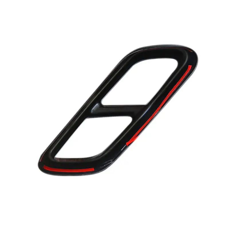 Embellecedor escape ABS efecto carbono y cromo para Mercedes C W206 - imagen 5