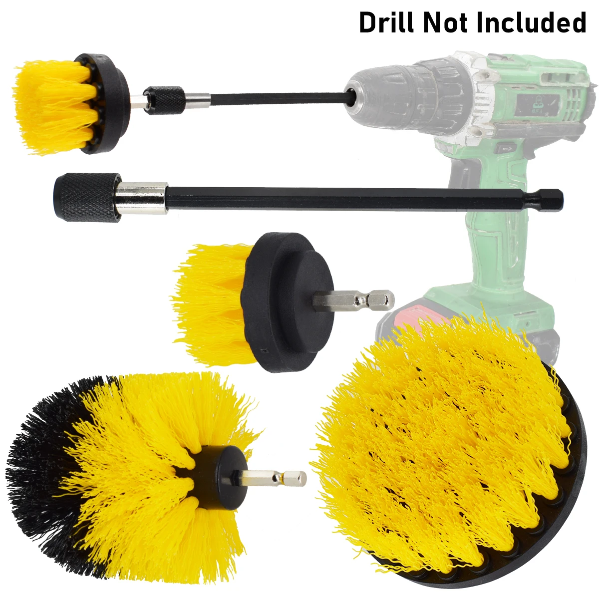 Kit de cepillos Detailing nylon para alfombras y tapicería - Coche