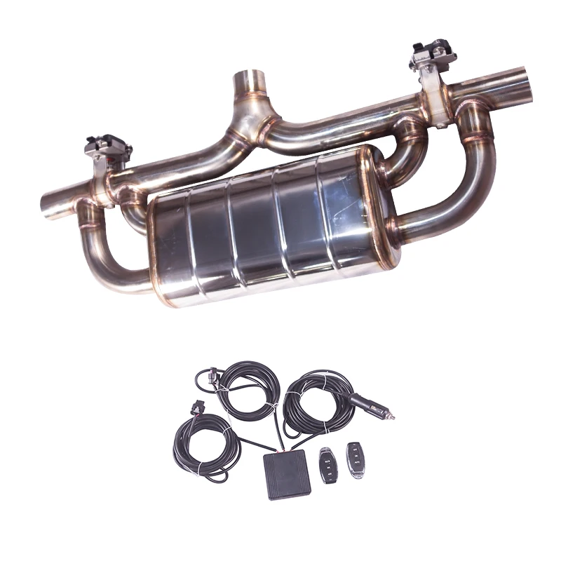 Tubo escape deportivo GFC válvula eléctrica – Acero inoxidable universal - imagen 2