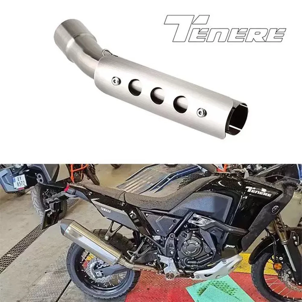 Silenciador de escape 51 mm Yamaha Tenere 700 con protector térmico - imagen 5