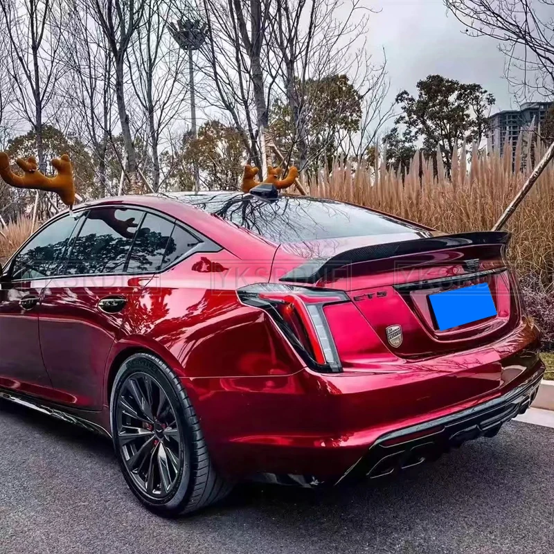 Alerón trasero de carbono sin perforación - Cadillac CT5 2020-23 V - imagen 5