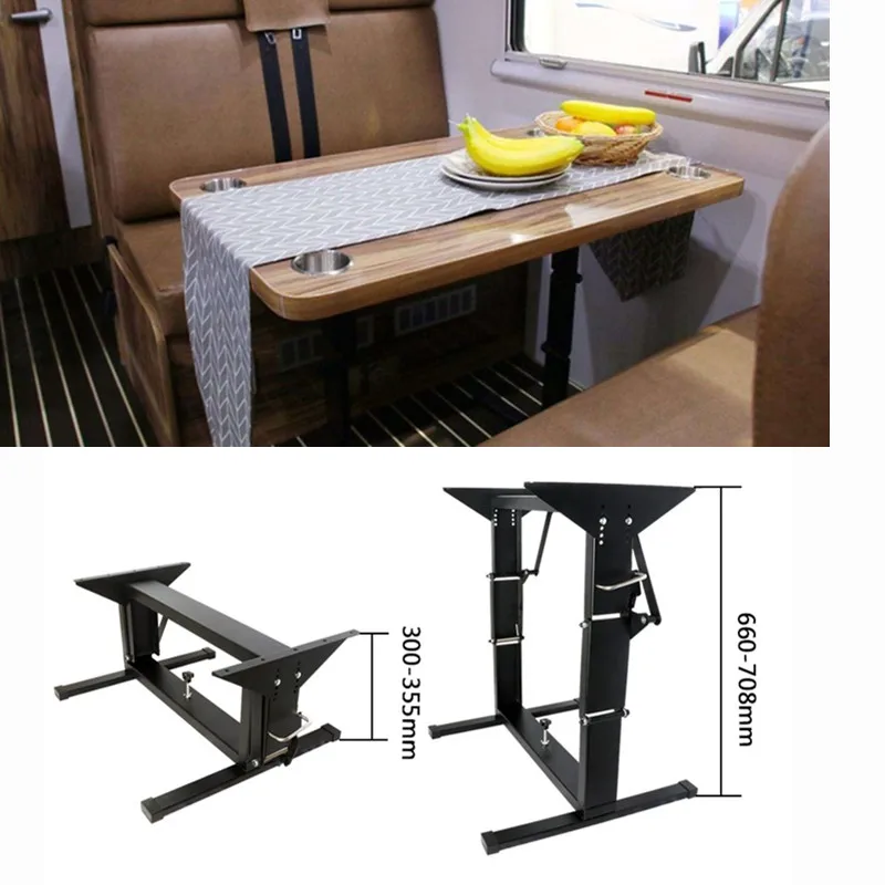 Pata de mesa doble ajustuble para caravana y camping – soporte regulable