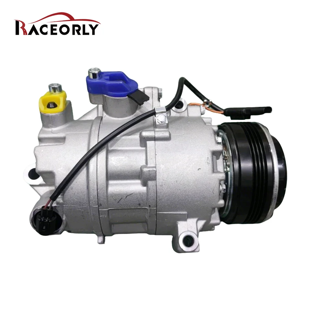 Diámetro de la polea de la correa del compresor del aire acondicionado del motor del coche 110mm 64529195971 64529185146 para BMW M57 N57 N57N 3.0d X5 X6 E70 E71 - imagen 2