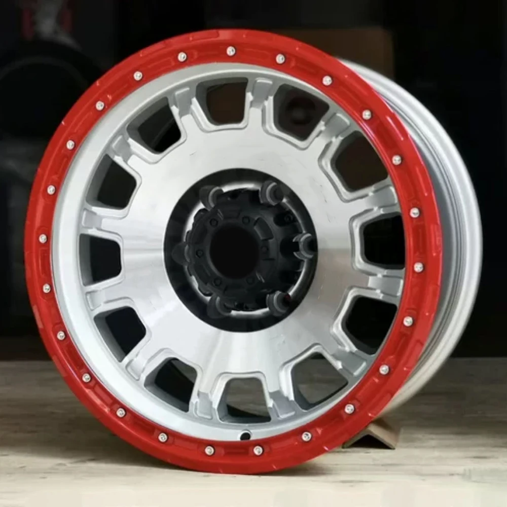Rueda de aleación de aluminio forjado personalizada 6x139,7 17 ruedas todoterreno rojas de 18 pulgadas o llantas de pasajeros - imagen 2
