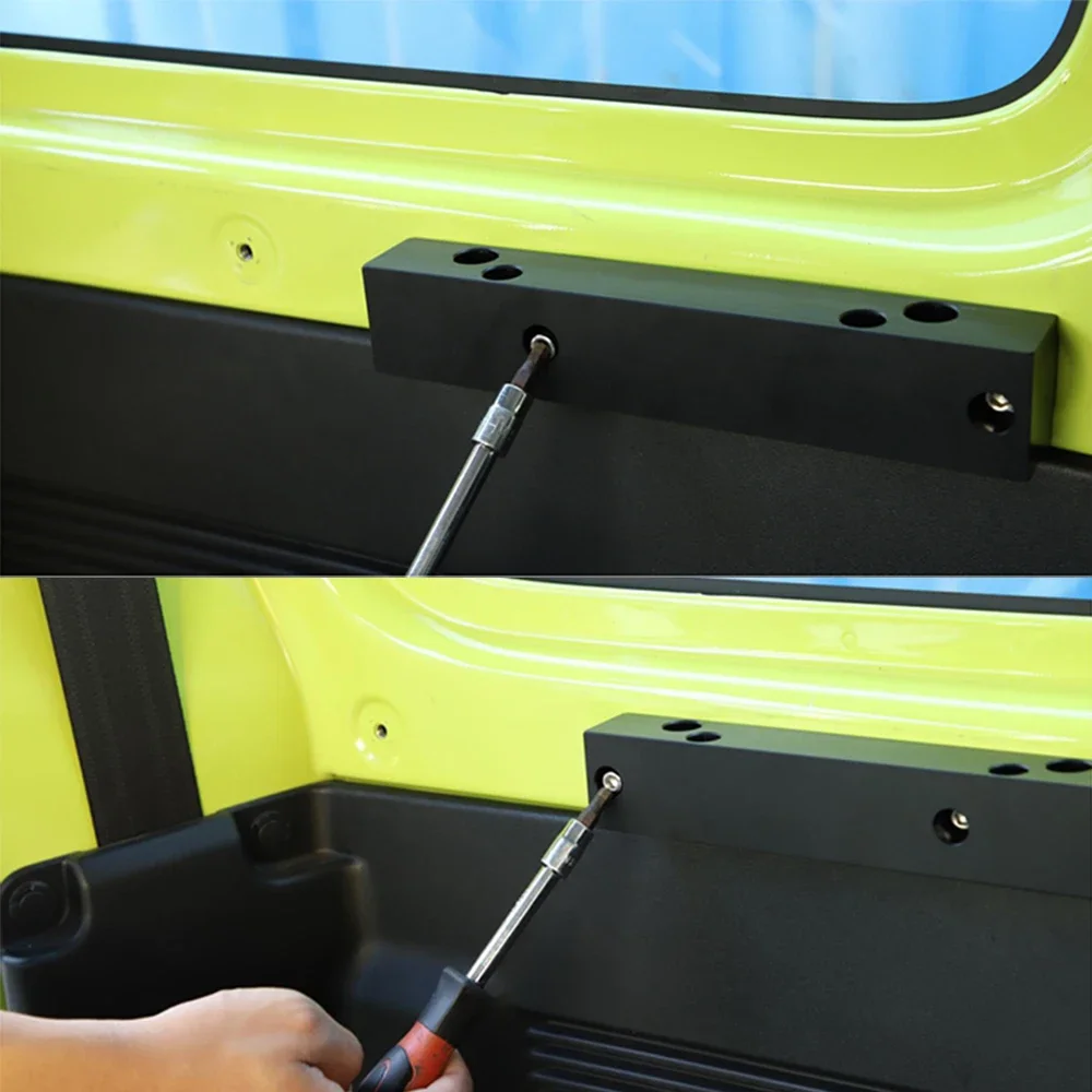Soporte desmontaje reposacabezas de acero inoxidable para Suzuki Jimny - imagen 4