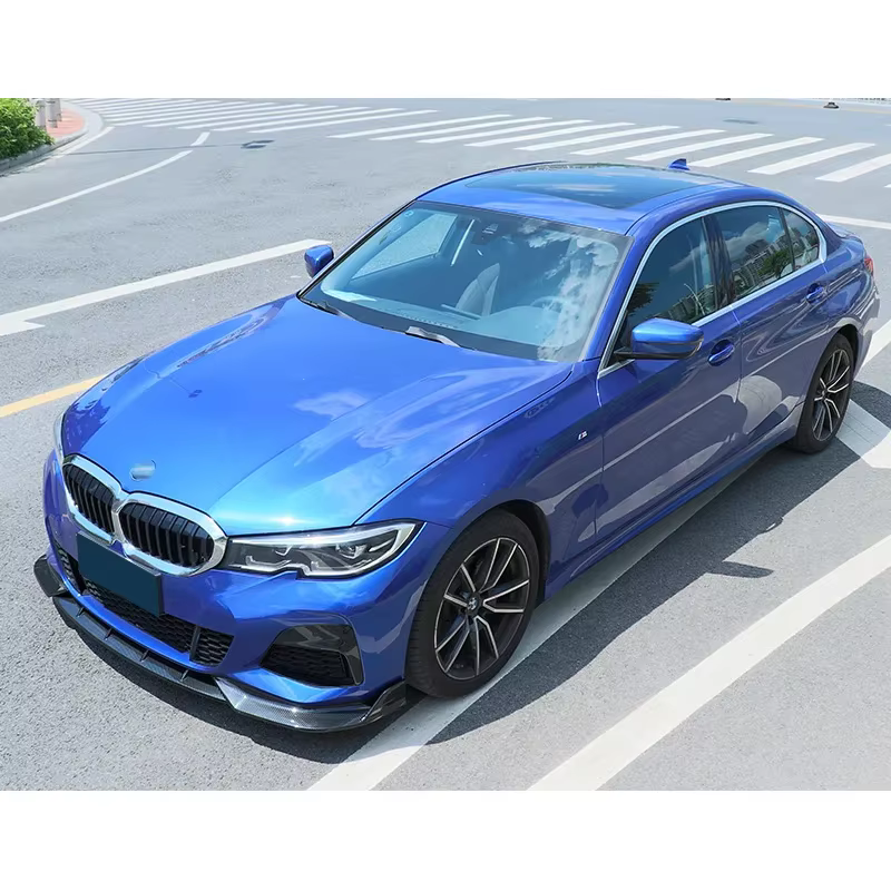 Labio delantero BMW Serie 3 G20 2019-2023 acabado carbono - imagen 3