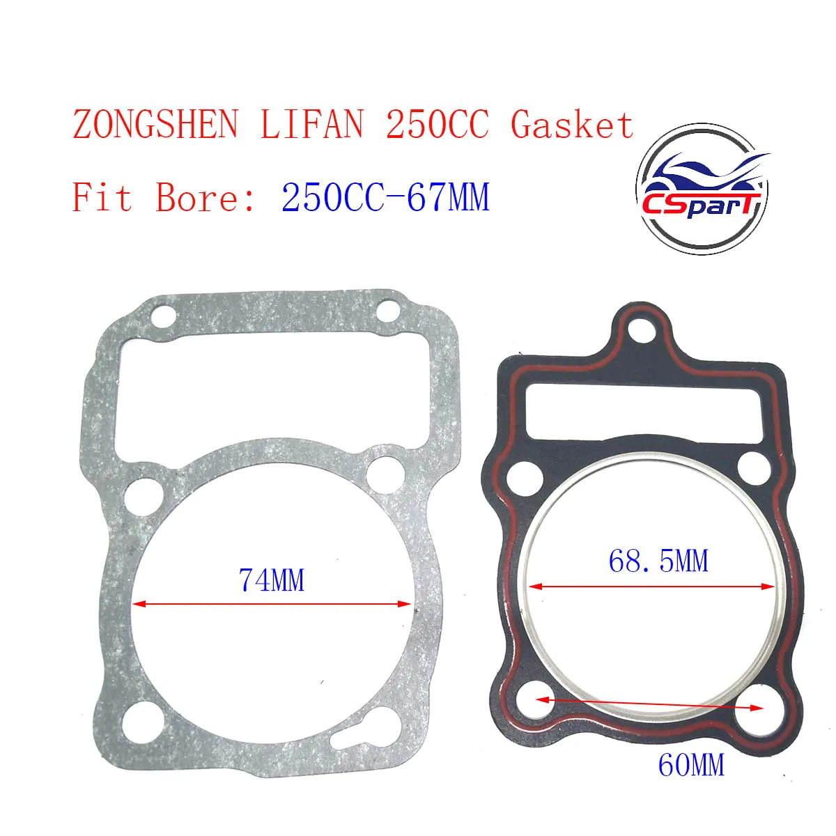Kit de pistón para motor CG250
