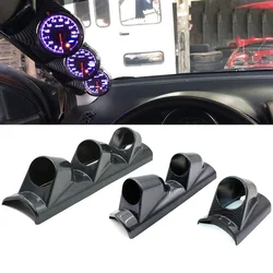 Soporte medidores 52mm pilar A universal negro – base instrumentación coche