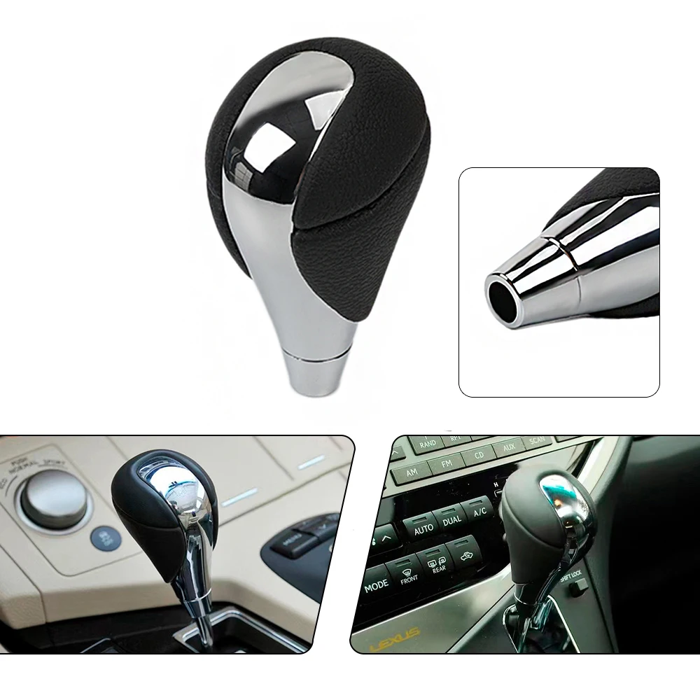 Pomo de cambio de carbono y nogal para Lexus IS, RX, ES, GS y LS - imagen 5
