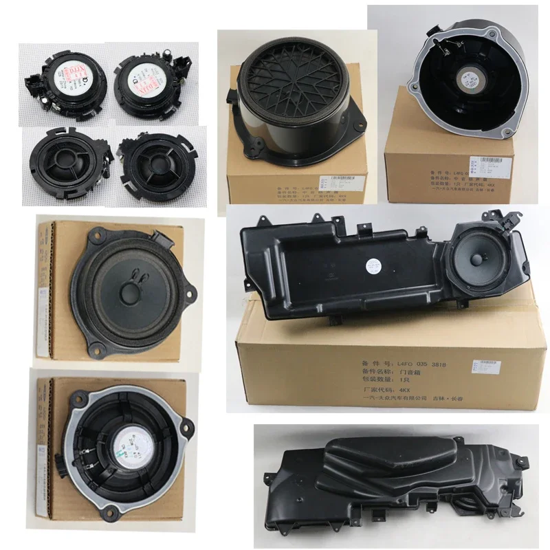Kit altavoces puerta Audi A6L con tweeter y subwoofer interior - imagen 2