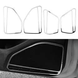 4 rejillas altavoz acero inoxidable VW Golf 7 MK7 2012-2019
