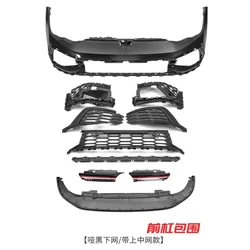 Kit rejilla delantera sin pintar VW Golf 8 para parachoques
