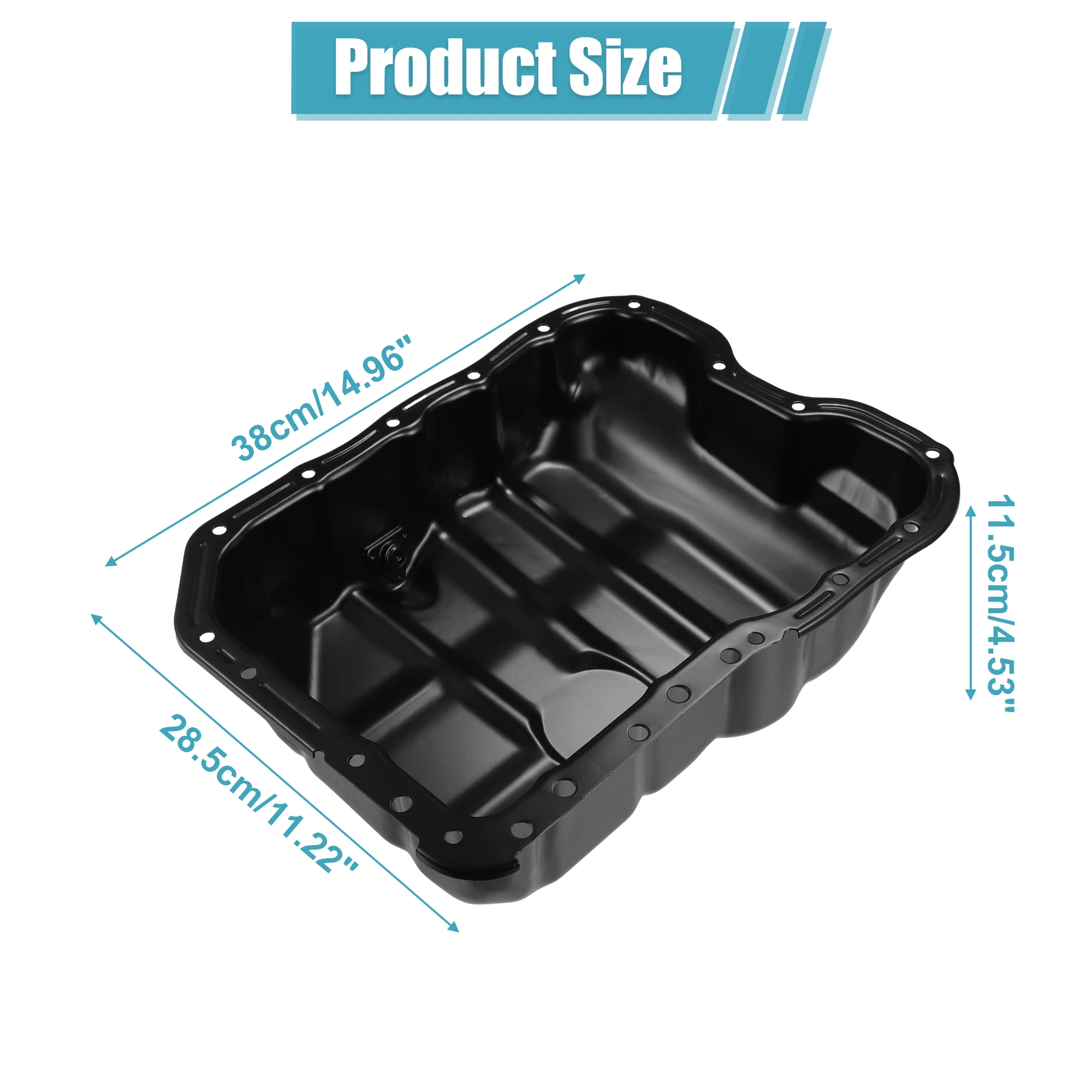 UXCELL 21510-25050 Cárter de aceite para Kia Optima 2013-2016 - imagen 4