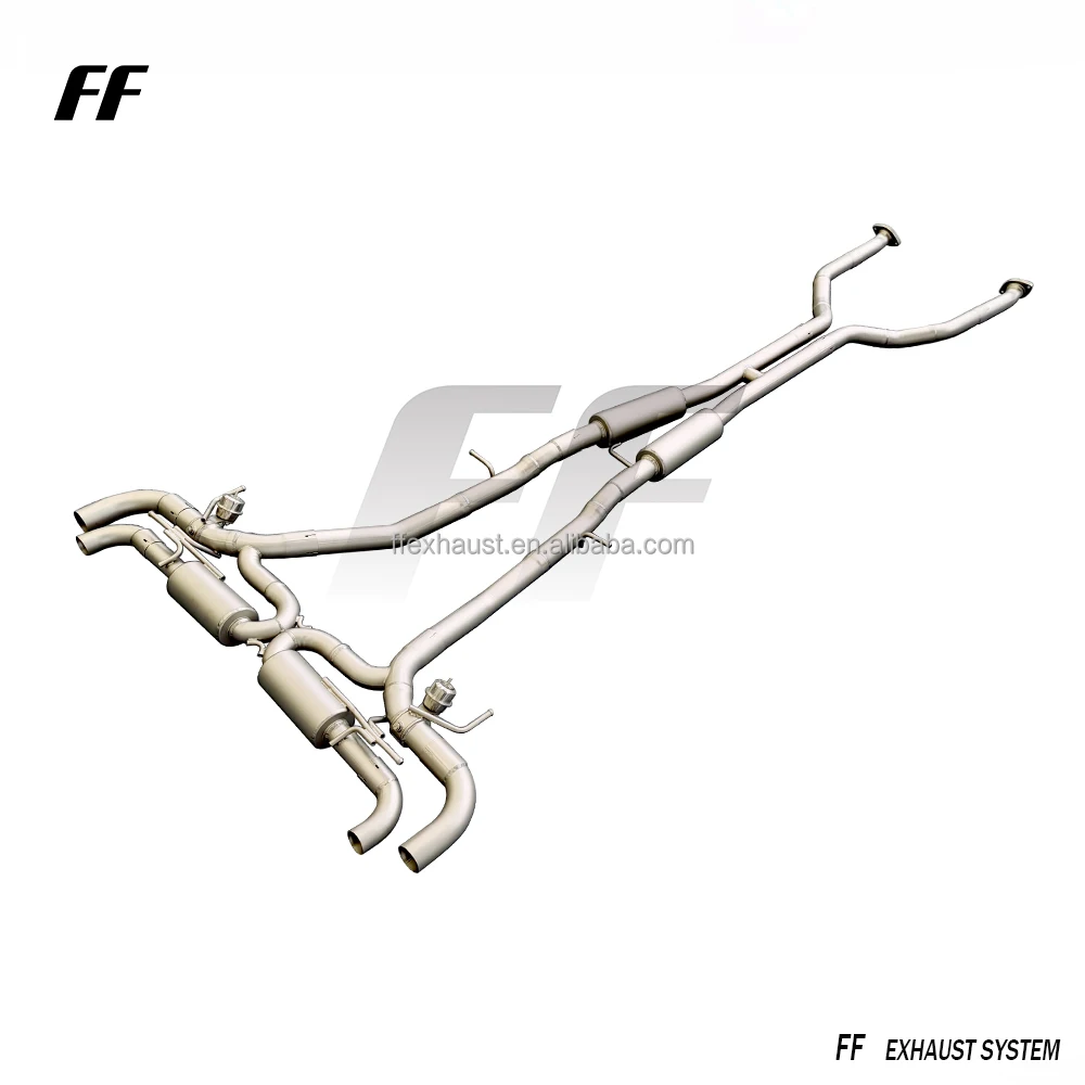 Escape Catback de coche deportivo de carreras para Lexus LC500 LC500H silenciador de tubo de Escape de acero inoxidable - imagen 3