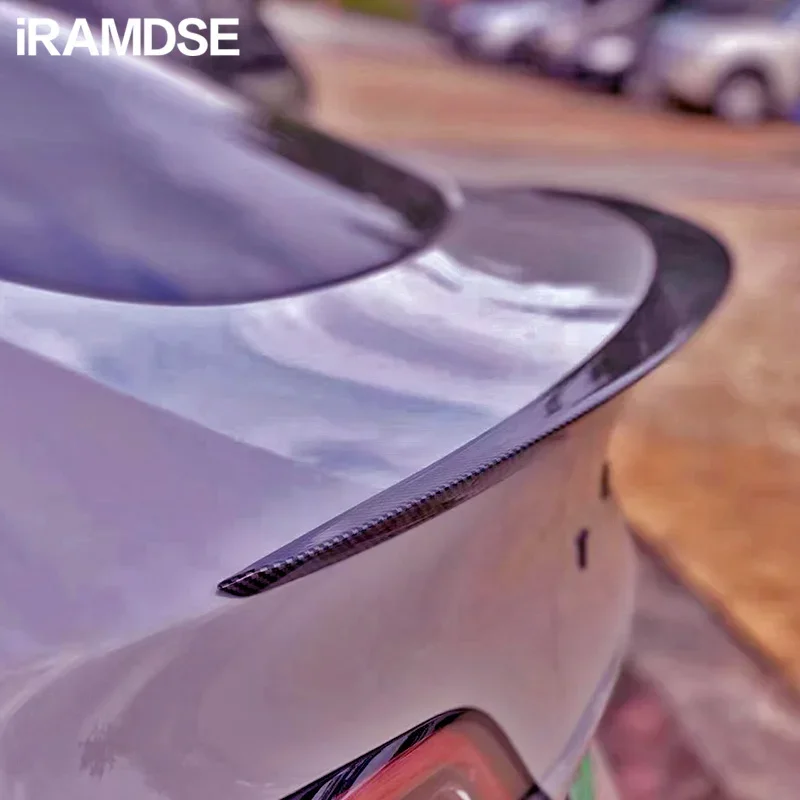 Alerón tipo Y con acabado carbono para Tesla Model 3 2017-2022 - imagen 3