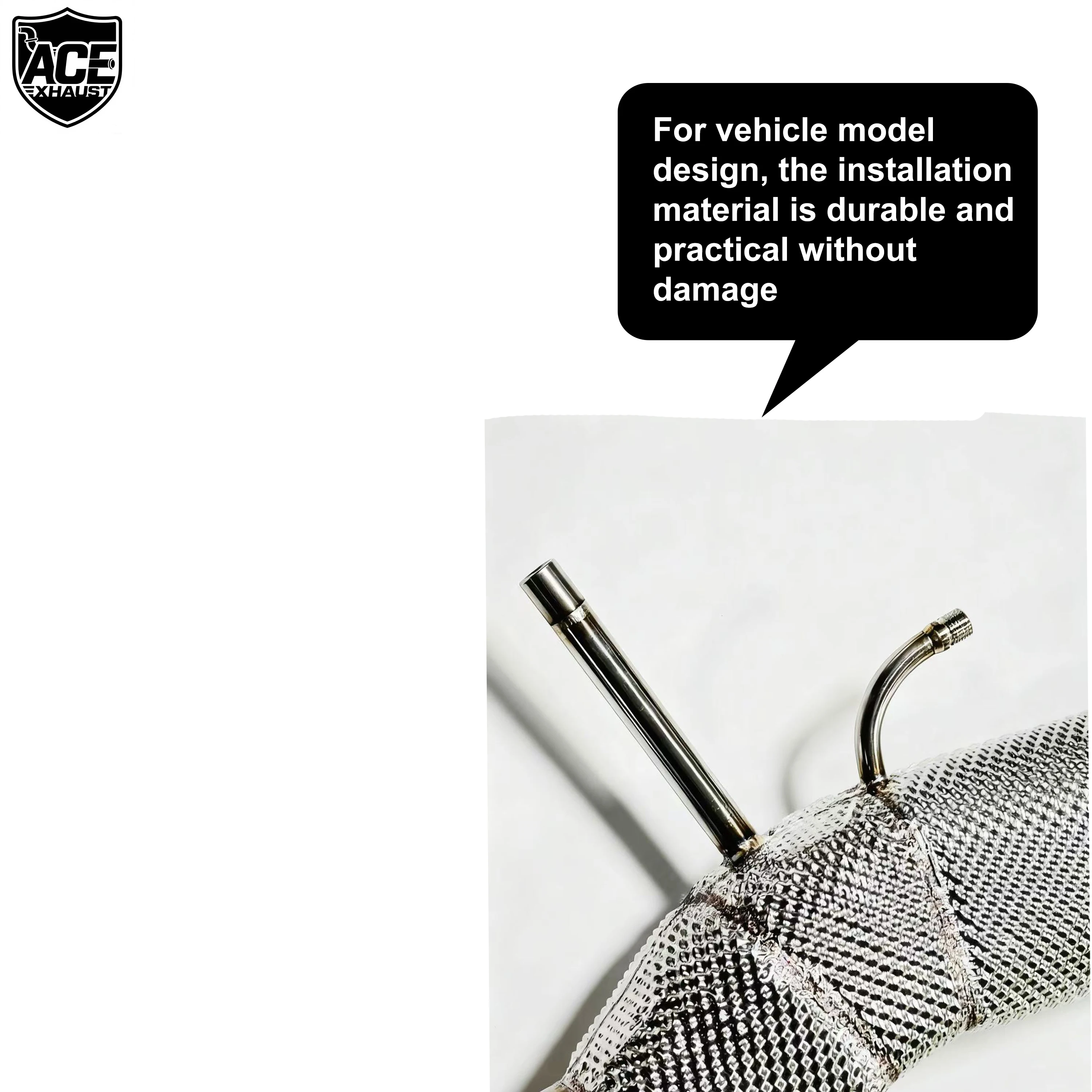 Tubo de escape ACE con protector térmico para BMW M3 G80 M4 G82 M2 G87 - imagen 5