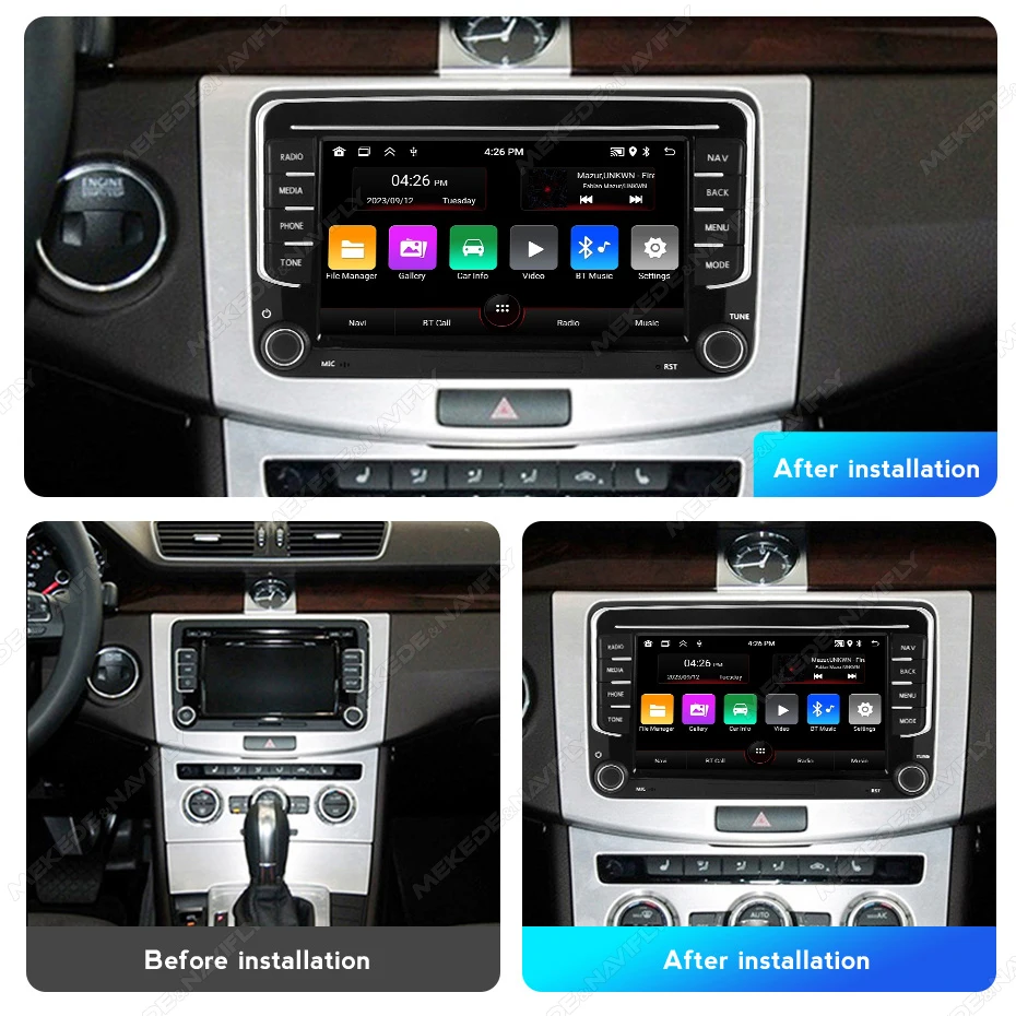 Panel frontal del autoradio