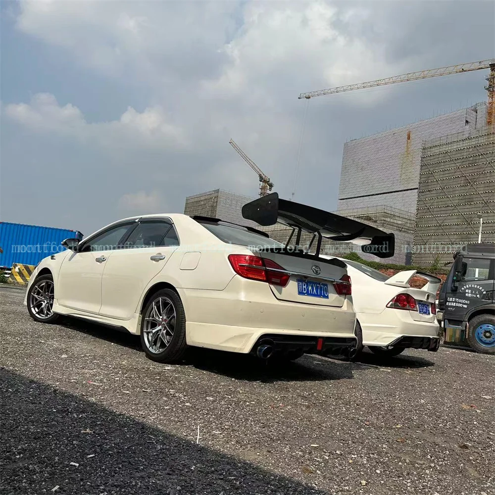 Alerón trasero universal de fibra de carbono para JDM GT - imagen 2