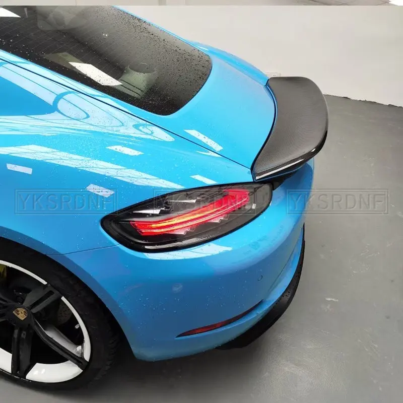 Alerón instalado en Porsche Boxster 718
