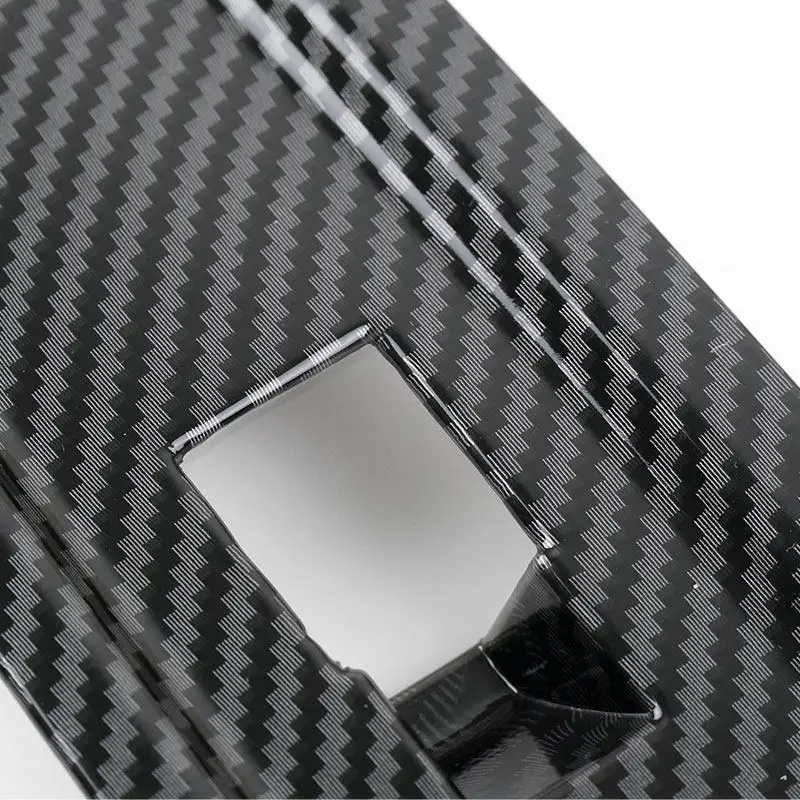 4 Uds Interior del coche fibra de carbono ventana vidrio botones de elevación cubierta de Panel embellecedor protector para Audi A3 8Y 2021 2022 2023 solo LHD - imagen 4