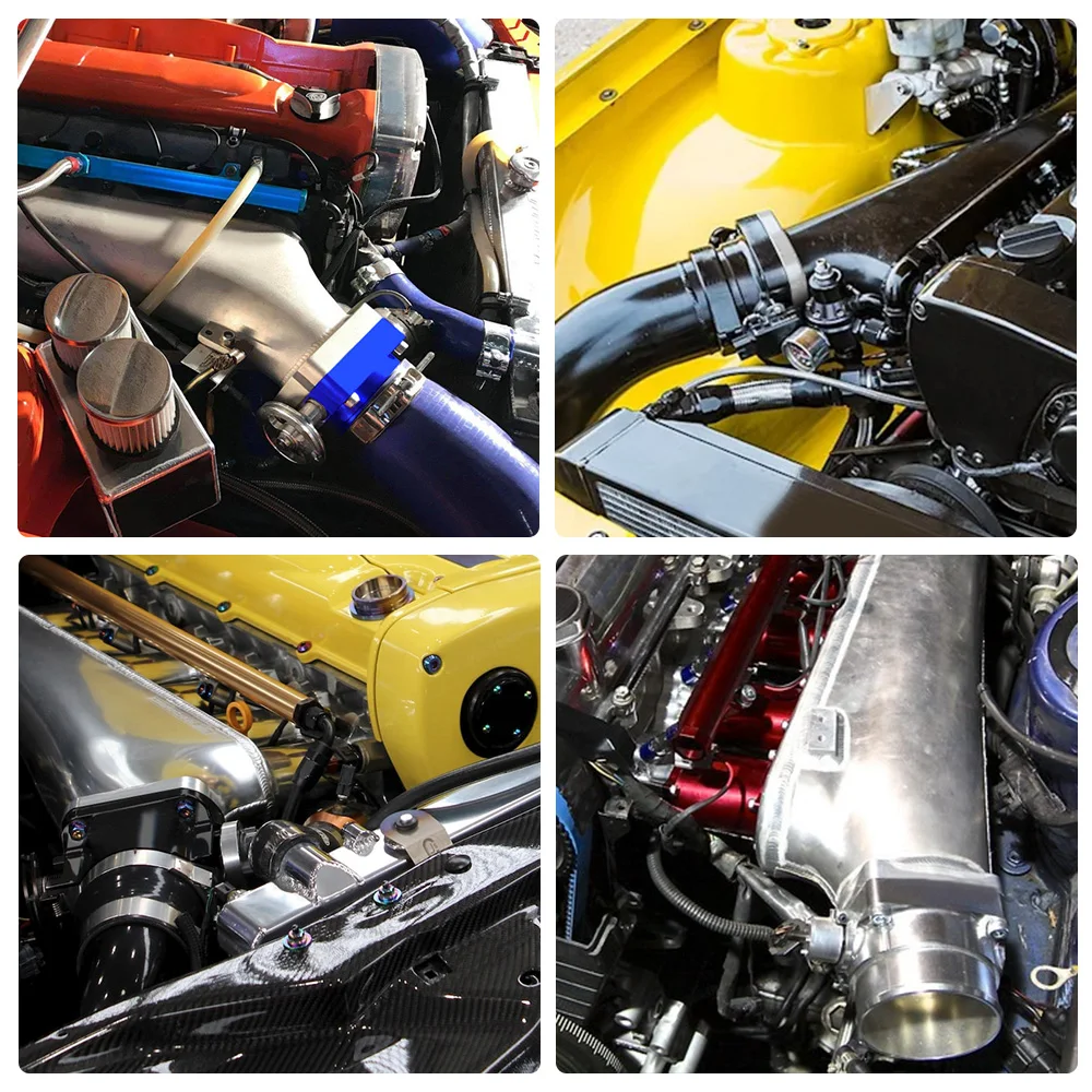 Cuerpo de acelerador de 80mm, Colector de admisión de alto flujo, palanquilla de aluminio, PQY6980, nuevo - imagen 4